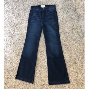 Current/Elliott The Girl Crush Raw Hem Flare Jeans